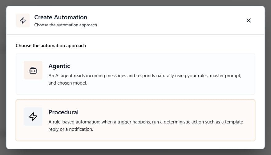 Creating an automation